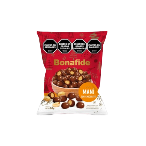 Mani con chocolate x 80g.